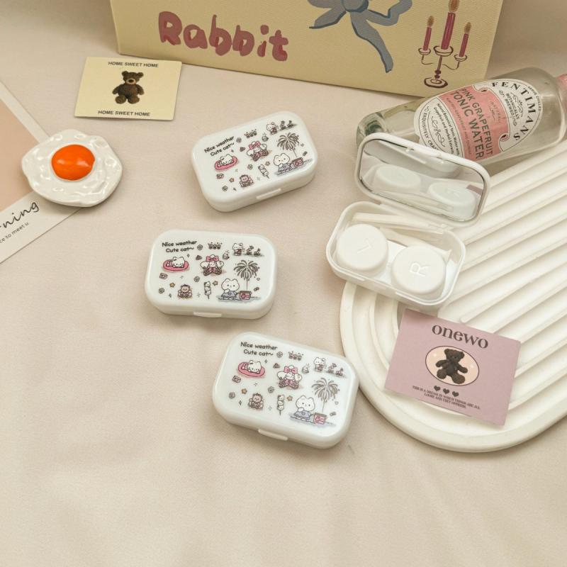 Cute Portable Small Cat Pattern Eye Contacts With Mirror Contact Lens Case Colored Lenses Container Box For Party Travel Set белый
Cute Portable Small Cat Pattern Eye Contacts With Mirror Contact Lens Case Colored Lenses Container Box For Party Travel Set белый