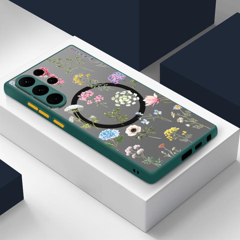 Простой цветочный принт матовый прозрачный чехол для телефона Samsung S24 Ultra S23 Plus S22 S21 S20 FE для беспроводной зарядки Magsafe противоударный мягкий бампер с краями Samsung S24 чёрный
Простой цветочный принт матовый прозрачный чехол для телефона Samsung S24 Ultra S23 Plus S22 S21 S20 FE для беспроводной зарядки Magsafe противоударный мягкий бампер с краями Samsung S24 чёрный