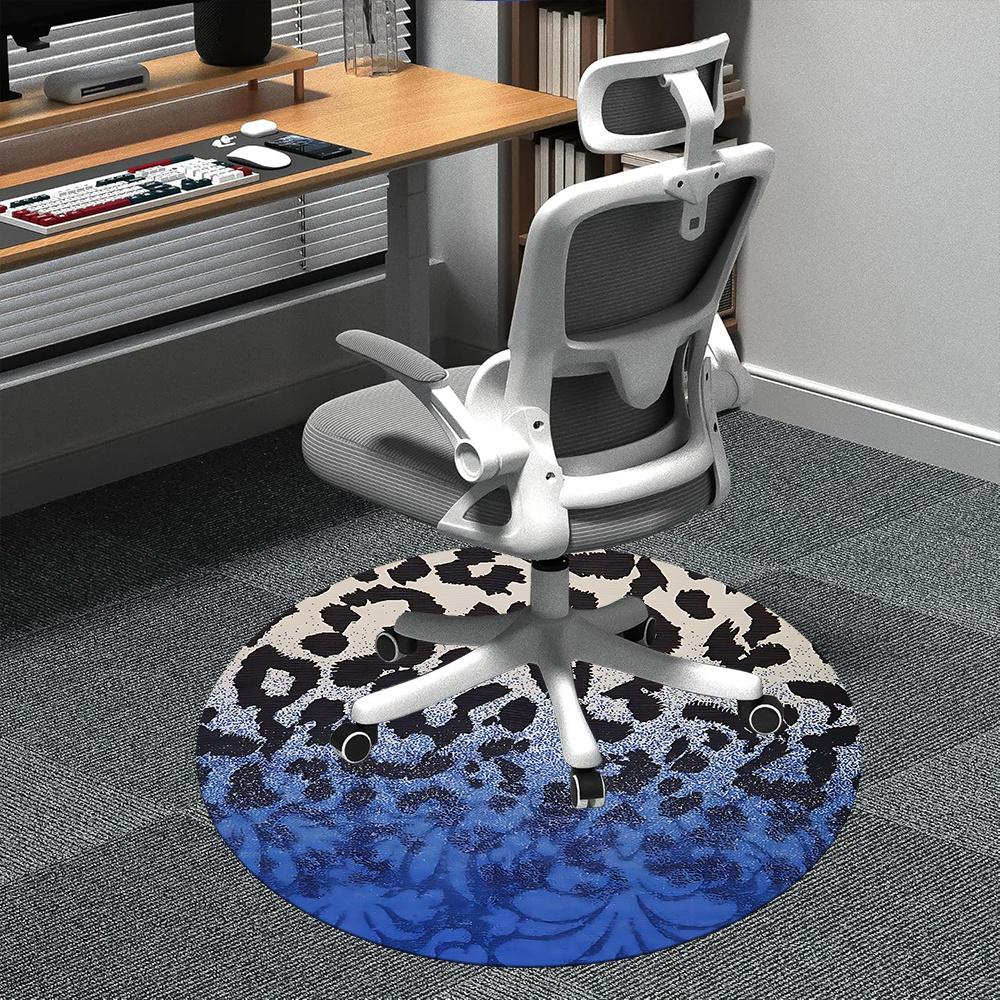 1pc Leopard PrintBlue Wave Office Round Area Rug, Indoor Mat Suitable ForOffice, Under Office Chairs Bedroom Living Room Home Decor, Room Deco q079 80cm by 80cm
1pc Leopard PrintBlue Wave Office Round Area Rug, Indoor Mat Suitable ForOffice, Under Office Chairs Bedroom Living Room Home Decor, Room Deco q079 80cm by 80cm