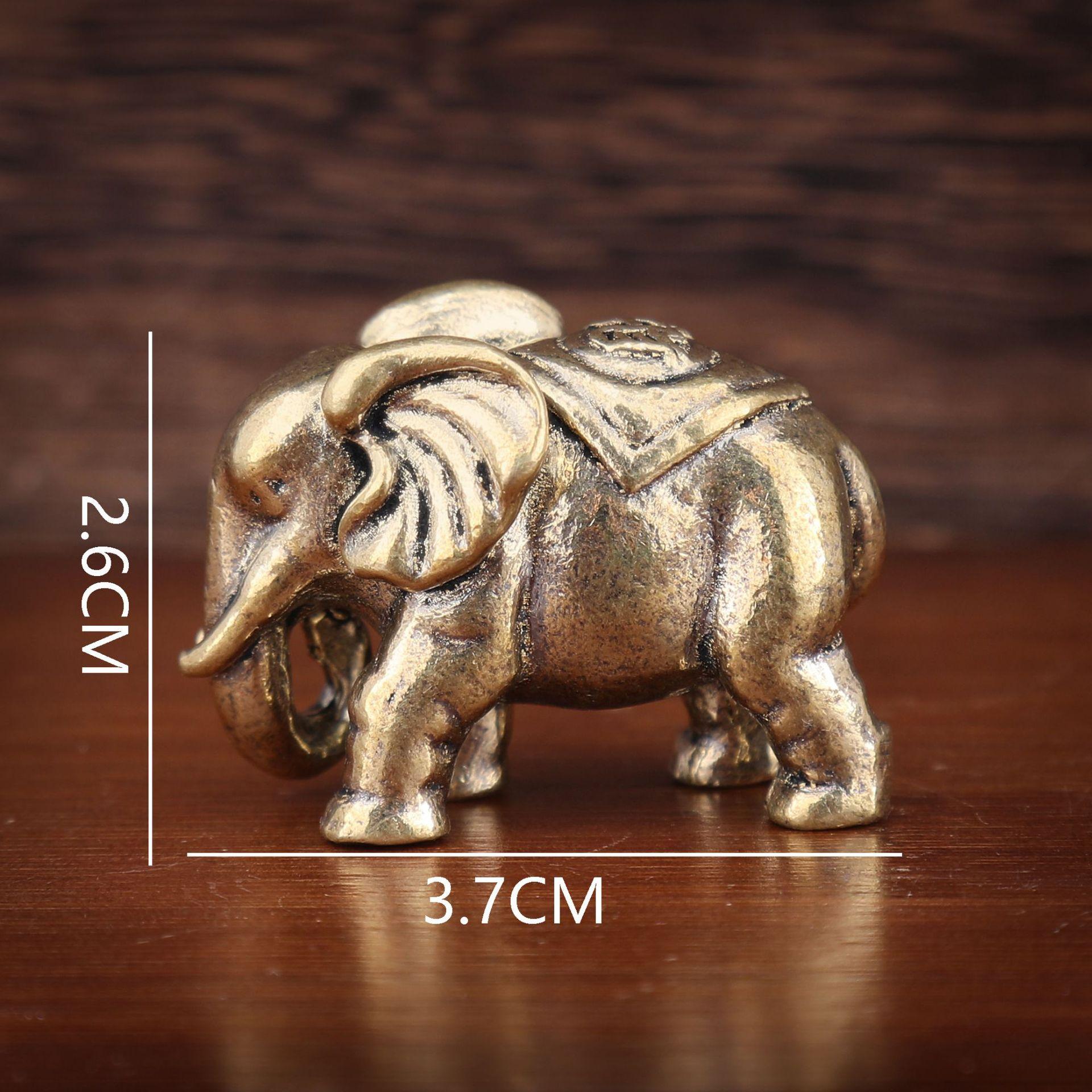 Solid Brass Ruyi Elephant Ornament, Solid Elephant Paperweight, Ruler, Desktop Ornament. One Size
Solid Brass Ruyi Elephant Ornament, Solid Elephant Paperweight, Ruler, Desktop Ornament. One Size