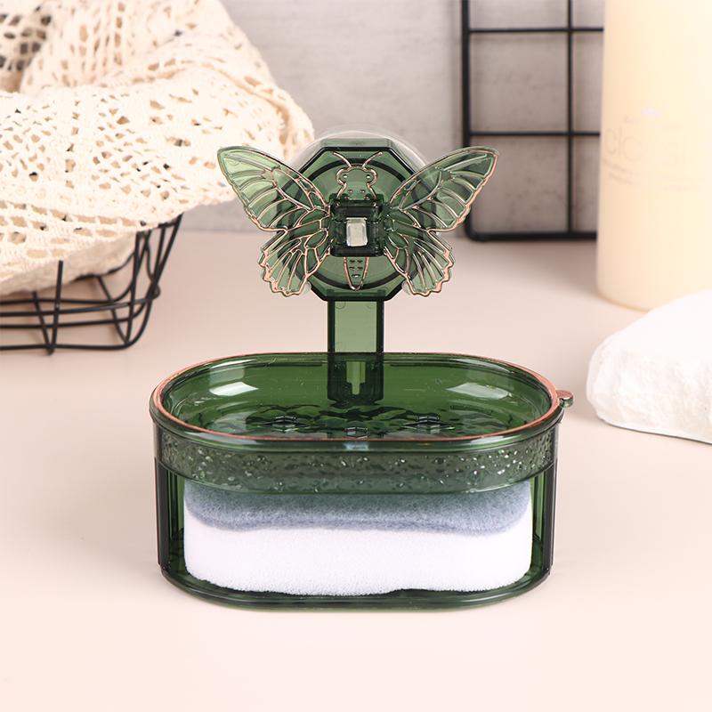 Легкая роскошь, без сверления, настенная бытовая мыльница на присосках-бабочках, двухслойная дренажная мыльница для ванной комнаты зелёный
Легкая роскошь, без сверления, настенная бытовая мыльница на присосках-бабочках, двухслойная дренажная мыльница для ванной комнаты зелёный