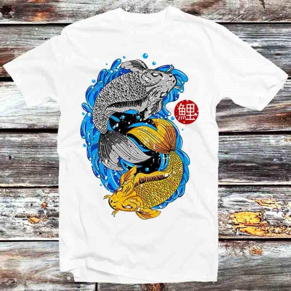 230GSM 100% Cotton T-Shirt Mentahan Ikan Koi Fish Japan Yin Yang T Shirt Vintage Retro Cool Gift Mens Womens Unisex Cartoon Anime Top Tee B825 XS белый
230GSM 100% Cotton T-Shirt Mentahan Ikan Koi Fish Japan Yin Yang T Shirt Vintage Retro Cool Gift Mens Womens Unisex Cartoon Anime Top Tee B825 XS белый