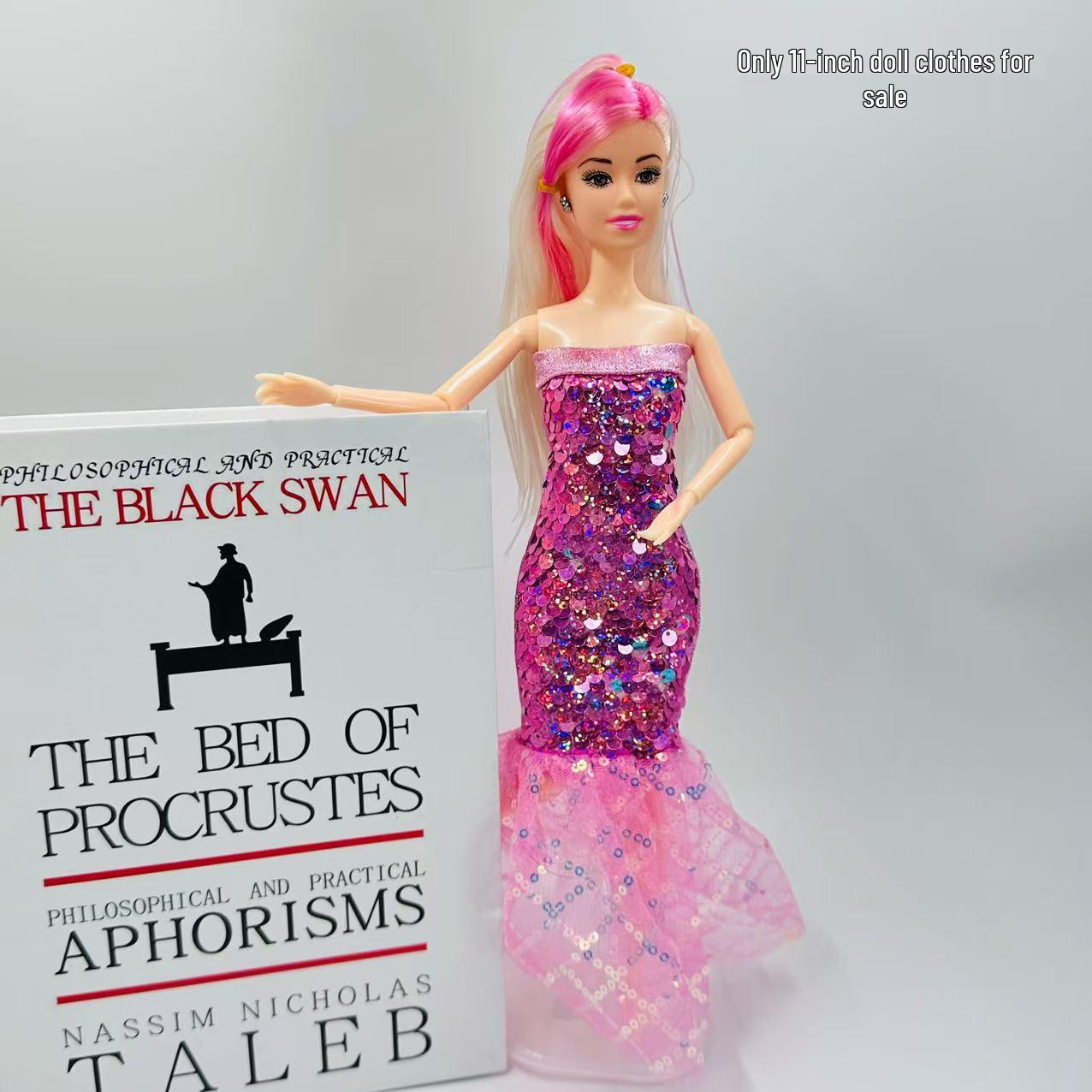 30cm Doll Mermaid Sequin Dress & Fishtail Skirt with Accessories Clothes only, no doll included
30cm Doll Mermaid Sequin Dress & Fishtail Skirt with Accessories Clothes only, no doll included