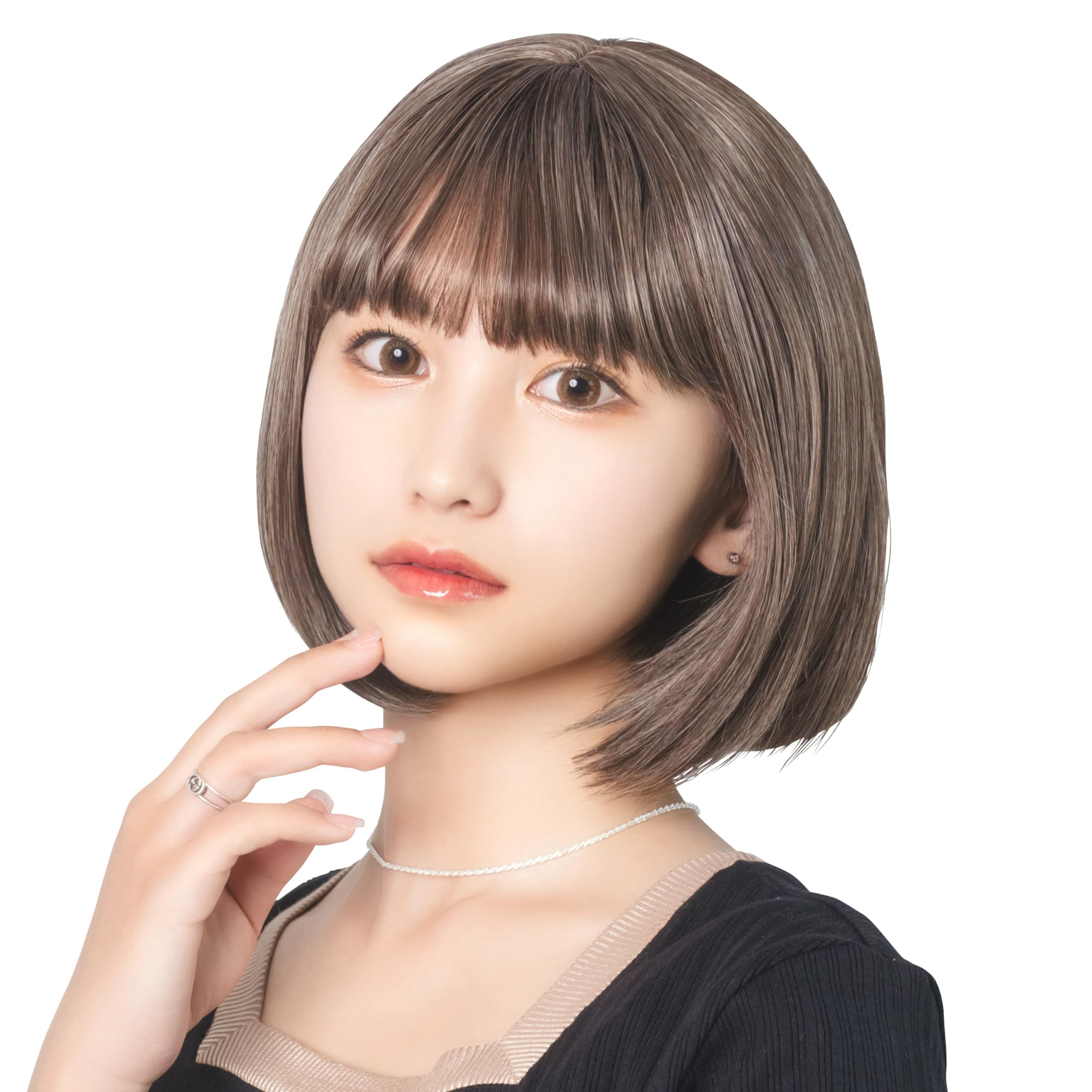 Clearstone WIGGY RICH Wig Patsun Bob Ladies Ash Greige 
Clearstone WIGGY RICH Wig Patsun Bob Ladies Ash Greige