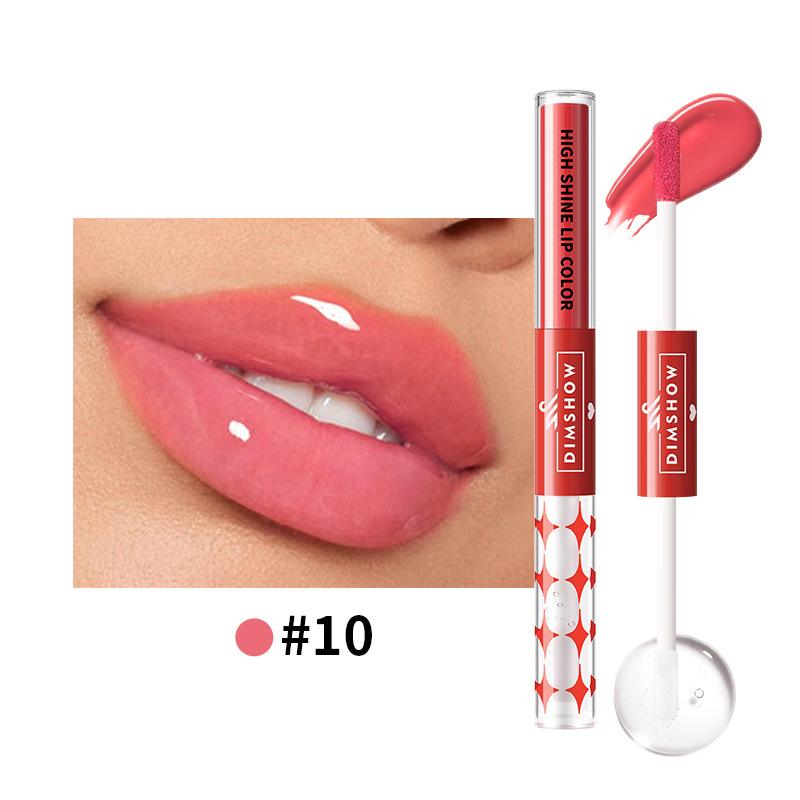 Double-Headed Moisturize Mirror Lip Gloss, Long Lasting And Waterproof Velvet Lipstick, Color Rendering Non Smudge Non Stick Cup
Double-Headed Moisturize Mirror Lip Gloss, Long Lasting And Waterproof Velvet Lipstick, Color Rendering Non Smudge Non Stick Cup