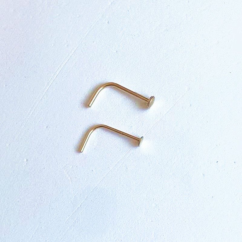 14K Gilded 925 Sterling Silver Mini Nose Stud Little European and American Style Puncture Nose Ring India and Korea Nose Stud Nose Studs Non-Allergic 14K Gold-Plated One (Invisible Model)
14K Gilded 925 Sterling Silver Mini Nose Stud Little European and American Style Puncture Nose Ring India and Korea Nose Stud Nose Studs Non-Allergic 14K Gold-Plated One (Invisible Model)