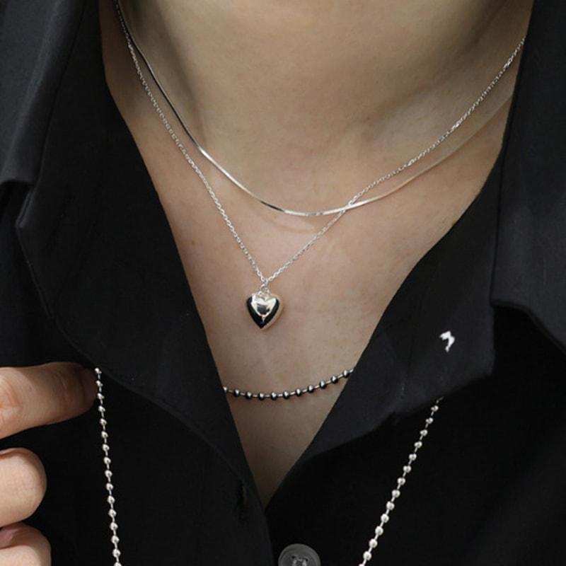 ctwins SILVER925 BIG HEART NECKLACE silver
ctwins SILVER925 BIG HEART NECKLACE silver