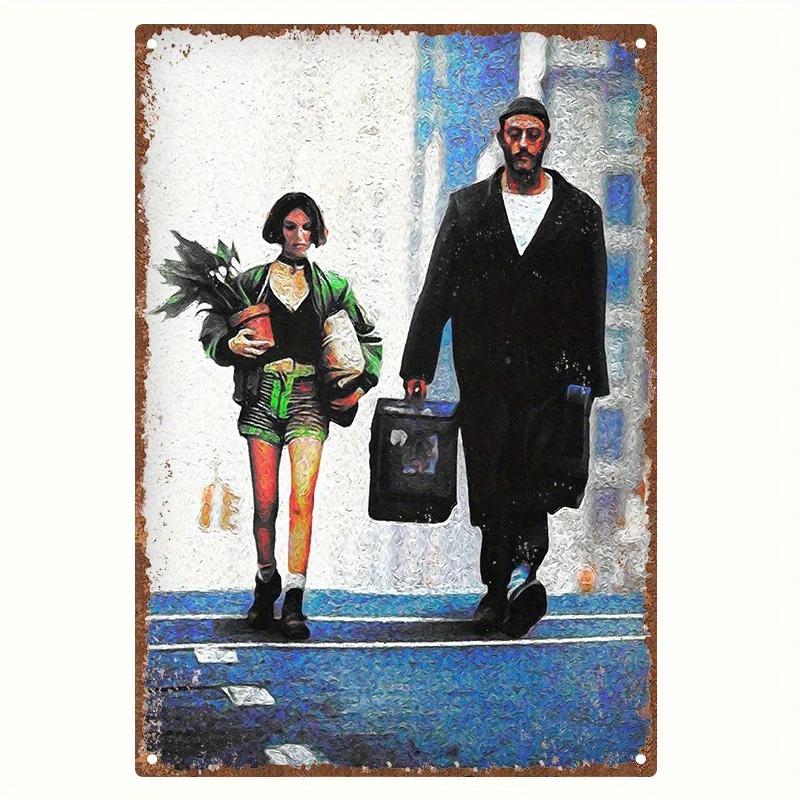 Vintage Metal Tin Sign Léon the Professionnel Nostalgic Movie Art Aluminum Wall Decor Perfect for Home Living Room or 20x30cm(7.8x11.8inch)
Vintage Metal Tin Sign Léon the Professionnel Nostalgic Movie Art Aluminum Wall Decor Perfect for Home Living Room or 20x30cm(7.8x11.8inch)