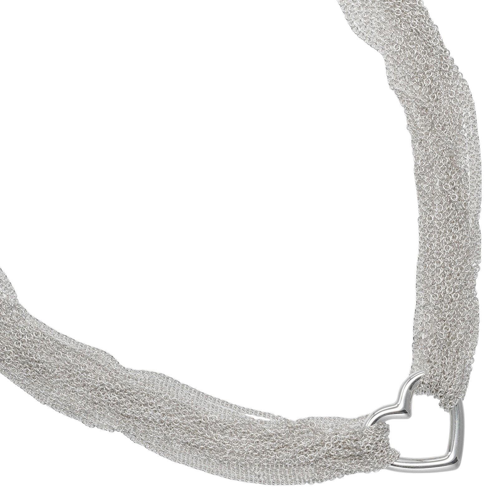 TIFFANY&Co. Open Heart Toggle Necklace Silver925 59g Women Used
TIFFANY&Co. Open Heart Toggle Necklace Silver925 59g Women Used