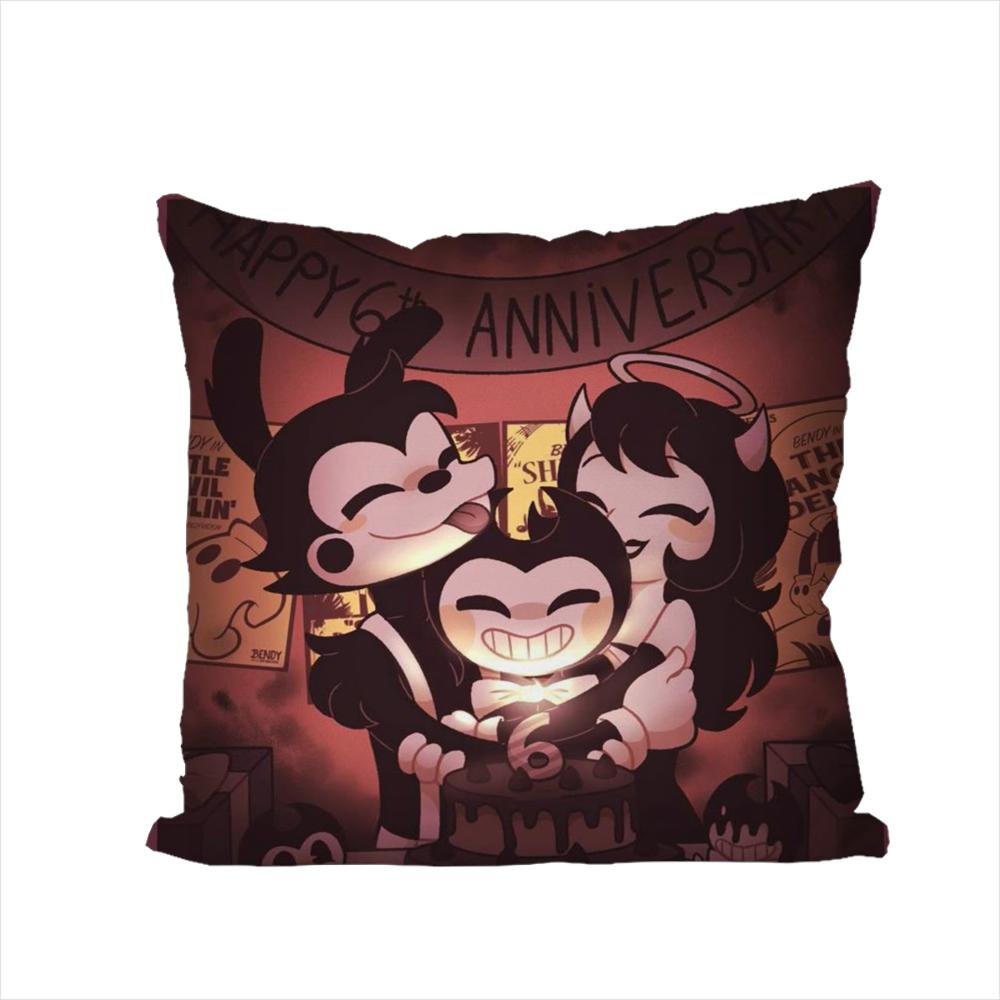 Bendy And The Ink Machine Pillow Case For Car Sofa Decorative Home Doublesided Print Plush Square Throw Pillow Cushion Cover 30x30cm
Bendy And The Ink Machine Pillow Case For Car Sofa Decorative Home Doublesided Print Plush Square Throw Pillow Cushion Cover 30x30cm
