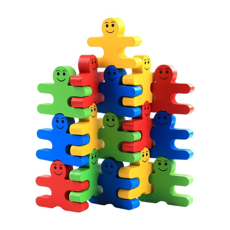 16PCS Colorful Wooden Stacking Building Block Toy For Children Fun Balancing Game Early Learning With Cartoon Character 1
16PCS Colorful Wooden Stacking Building Block Toy For Children Fun Balancing Game Early Learning With Cartoon Character 1