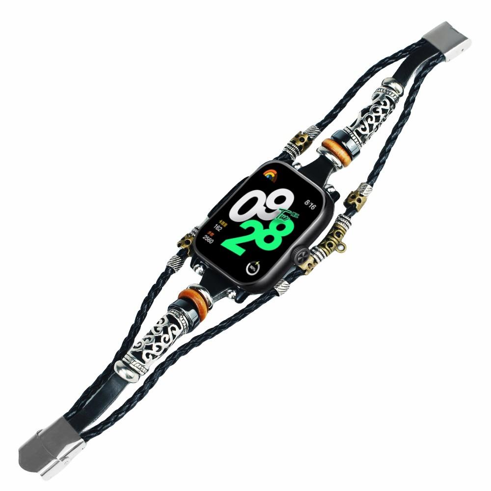 For Xiaomi Redmi Watch 4 Watch Band Ethnic Style Leather Braided Beaded DIY Bracelet Brown
For Xiaomi Redmi Watch 4 Watch Band Ethnic Style Leather Braided Beaded DIY Bracelet Brown