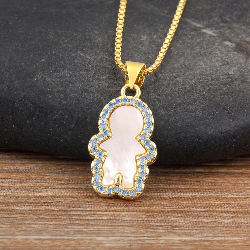 Nidin Новая Мода Счастливый Ребенок Кулон в Форме Малыша Ожерелье для Женщин Девочек Мальчиков Блестящая Циркониевая Цепочка Чокер Ювелирные Изделия Изысканные Подарки
Nidin Новая Мода Счастливый Ребенок Кулон в Форме Малыша Ожерелье для Женщин Девочек Мальчиков Блестящая Циркониевая Цепочка Чокер Ювелирные Изделия Изысканные Подарки