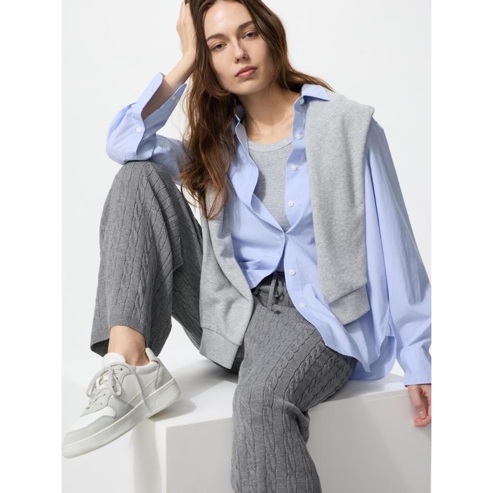 Uniqlo Вязаные брюки с косами, можно стирать, длина по внутреннему шву 66 69 см 01 OFF WHITE/WOMEN XS
Uniqlo Вязаные брюки с косами, можно стирать, длина по внутреннему шву 66 69 см 01 OFF WHITE/WOMEN XS