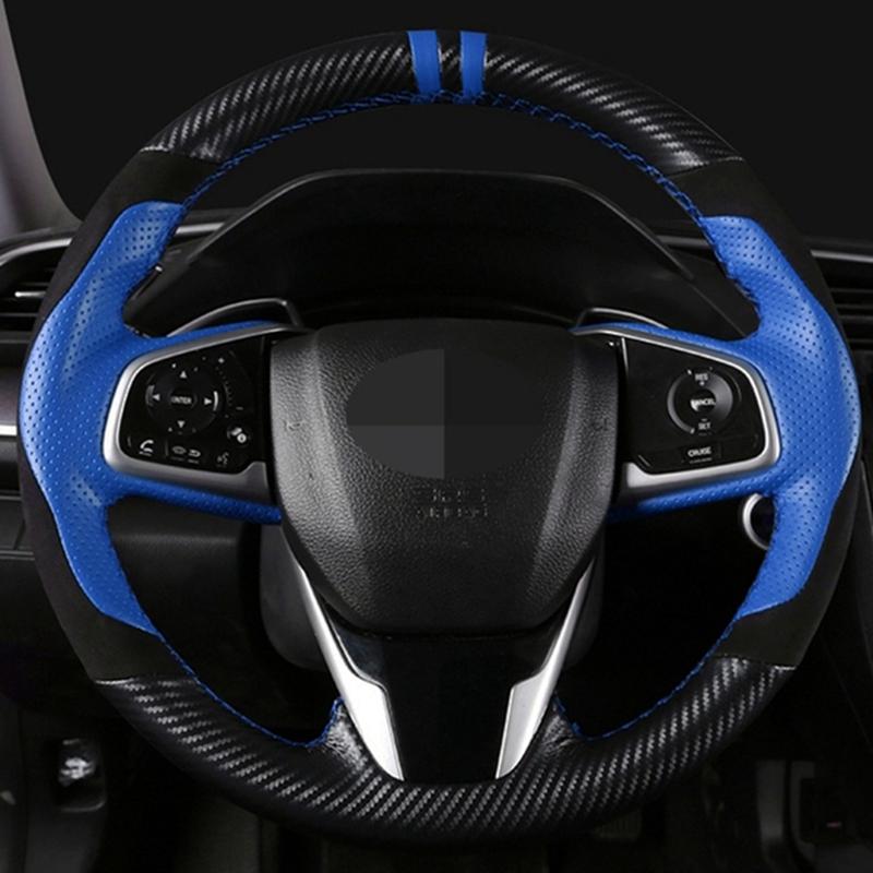 Custom DIY Car Steering Wheel Cover 100% Fit For Honda Civic 10th Gen 2016 2017 2018 Auto Interior Accessories Steering Wrap синій
Custom DIY Car Steering Wheel Cover 100% Fit For Honda Civic 10th Gen 2016 2017 2018 Auto Interior Accessories Steering Wrap синій