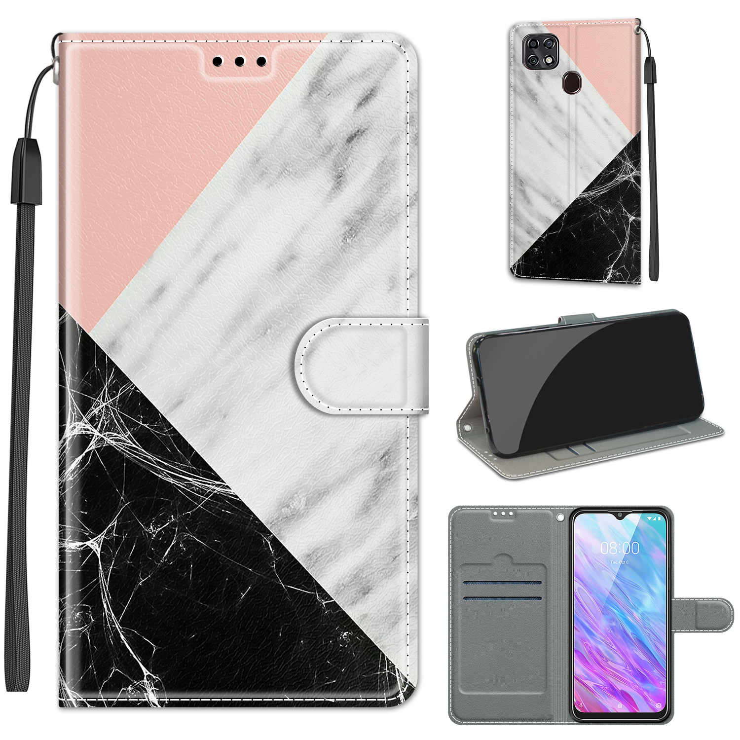 Розкішний розписний шкіряний чохол для ZTE Blade 20 Smart Wallet Book Style Protective Cover для ZTE Blade A71 A51 A31 A5(2020) ZTE Blade A5 2020
Розкішний розписний шкіряний чохол для ZTE Blade 20 Smart Wallet Book Style Protective Cover для ZTE Blade A71 A51 A31 A5(2020) ZTE Blade A5 2020