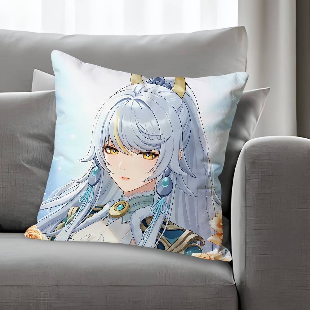 ZZibai GGenshin Impact Pillow Cases for Bedroom Living Room Sofa Home Decor Polyester Cushion Cover with Zipper 30x30 cm
ZZibai GGenshin Impact Pillow Cases for Bedroom Living Room Sofa Home Decor Polyester Cushion Cover with Zipper 30x30 cm
