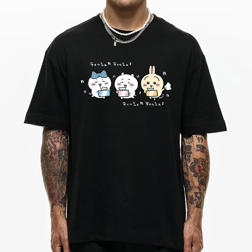 Милая футболка Chiikawa унисекс/женская футболка Harajuku с эстетической графикой Kawaii футболка унисекс повседневная высококачественная хлопковая футболка песочного цвета топы
Милая футболка Chiikawa унисекс/женская футболка Harajuku с эстетической графикой Kawaii футболка унисекс повседневная высококачественная хлопковая футболка песочного цвета топы