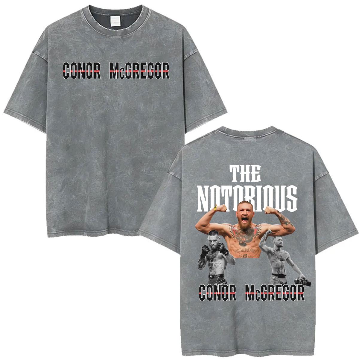 Conor Mcgregor The Notorious Vintage Washed Tshirt Men Women Classic Violence Aesthetic T Shirts Casual Loose Oversized T Shirt S
Conor Mcgregor The Notorious Vintage Washed Tshirt Men Women Classic Violence Aesthetic T Shirts Casual Loose Oversized T Shirt S