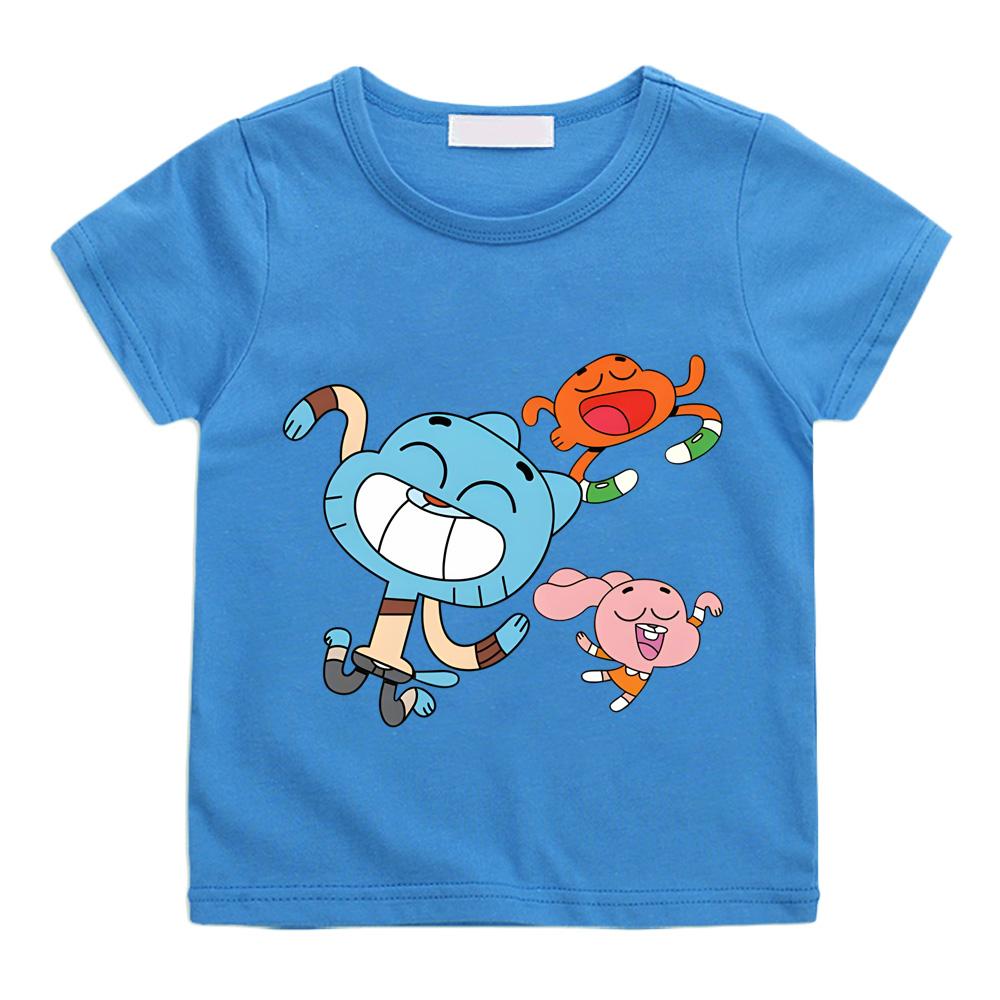 The Wonderfully Weird World of Gumball Kids T Shirts Girls Boys Cartoon tops Cute High Quality Children Clothes Short Sleeve 8T
The Wonderfully Weird World of Gumball Kids T Shirts Girls Boys Cartoon tops Cute High Quality Children Clothes Short Sleeve 8T