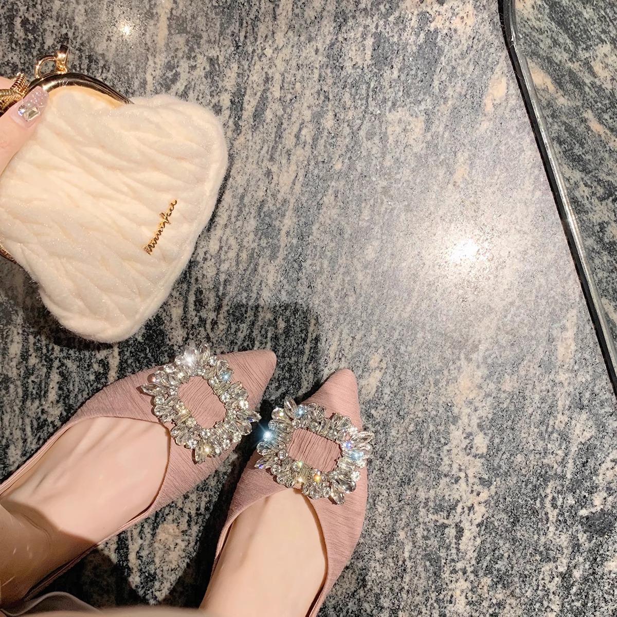 Premium Cowhide Edition~ Flash Diamond Pointed Head Shallow Mouth Fairy Flat Sole Single Shoes Female 35
Premium Cowhide Edition~ Flash Diamond Pointed Head Shallow Mouth Fairy Flat Sole Single Shoes Female 35