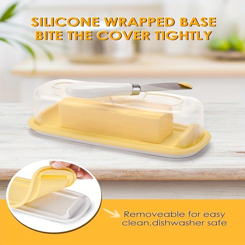 Butter Dish With Lid Butter Container With Butter Kinfe Butter Dish For Countertop Plastic Butter Dishes With Silicone Bottom
Butter Dish With Lid Butter Container With Butter Kinfe Butter Dish For Countertop Plastic Butter Dishes With Silicone Bottom