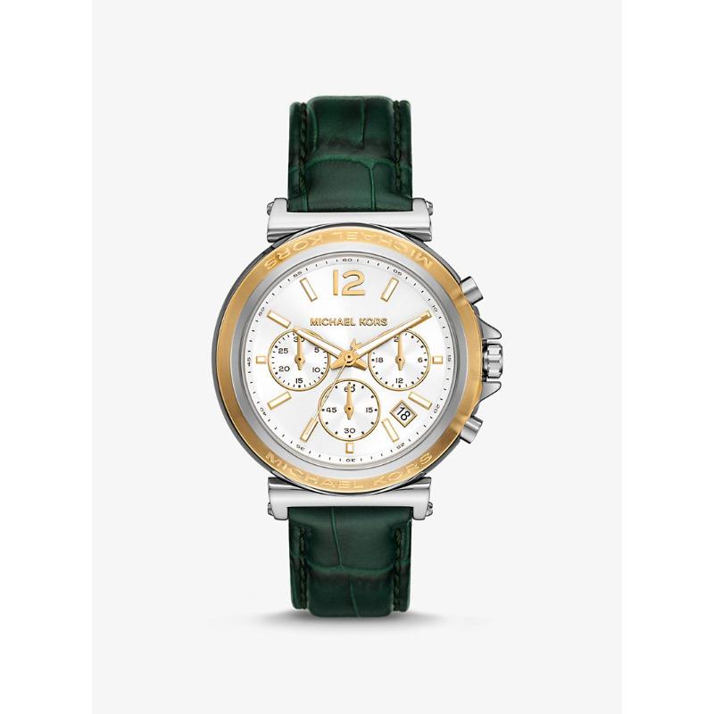 Мужские часы Michael Kors Oversized Maren со серебристым покрытием и тиснением под крокодила MK7498 зелёный
Мужские часы Michael Kors Oversized Maren со серебристым покрытием и тиснением под крокодила MK7498 зелёный