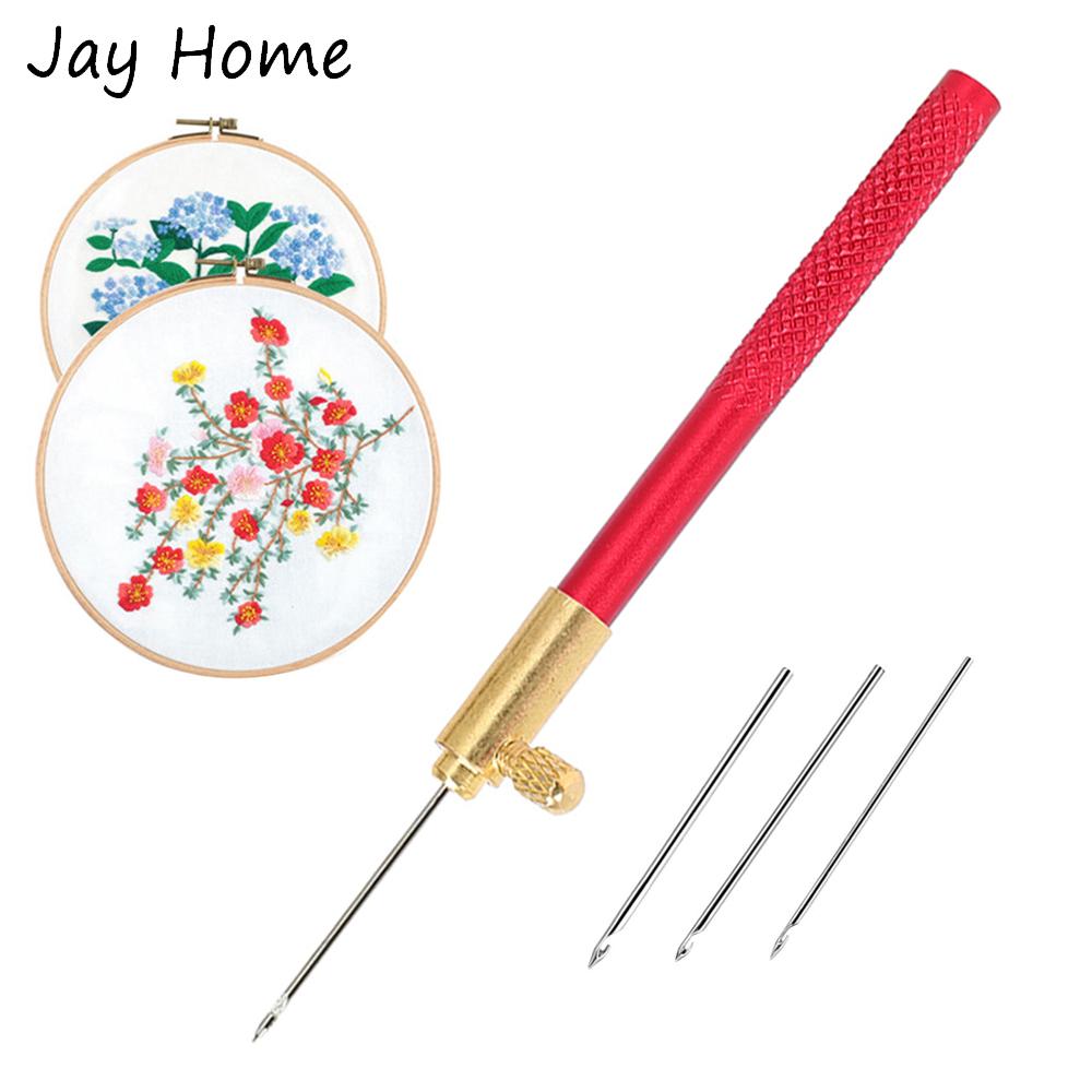 Tambour Crochet Hook with 3 Needles Set Embroidery Beading Needle Tools Stitching French Crochet DIY Craft Sewing Accessories
Tambour Crochet Hook with 3 Needles Set Embroidery Beading Needle Tools Stitching French Crochet DIY Craft Sewing Accessories