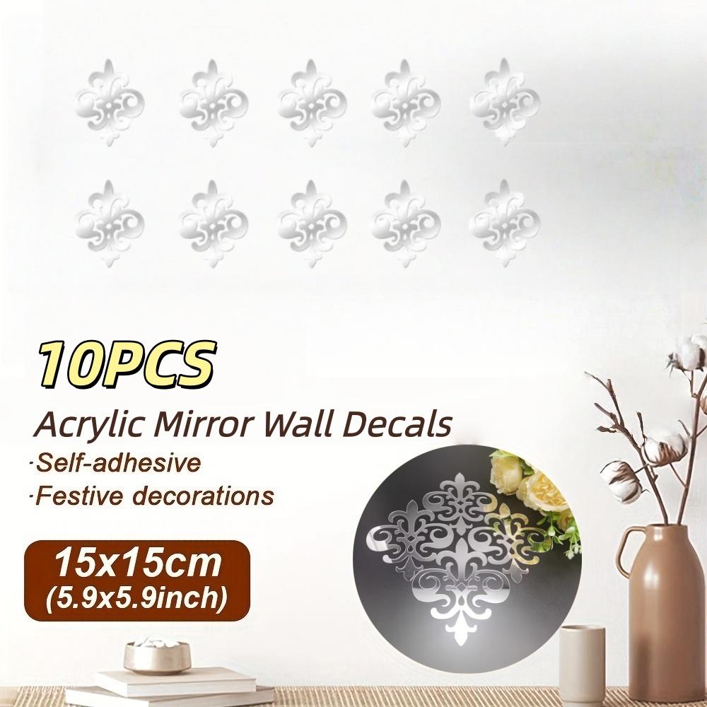10pcs Acrylic Flower Pattern Hollow Wall Mirror Sticker for Cabinet Home Decor Corner Edge Wall Decal Self-adhesive Home Decor
10pcs Acrylic Flower Pattern Hollow Wall Mirror Sticker for Cabinet Home Decor Corner Edge Wall Decal Self-adhesive Home Decor