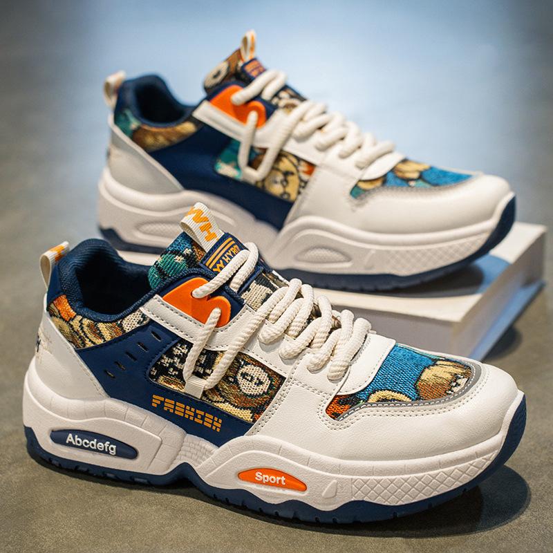 Men s sports single shoes new thick-soled youth height increase breathable versatile casual canvas trendy shoes cartoon 44
Men s sports single shoes new thick-soled youth height increase breathable versatile casual canvas trendy shoes cartoon 44