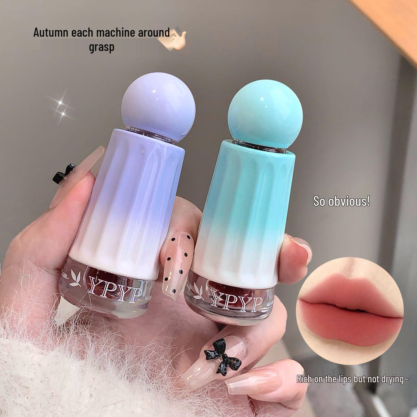 YPYP Velvet Matte Lip Glaze: Soft Mist, Long-lasting, Non-stick, Enhances Complexion, Women s Lipstick.
YPYP Velvet Matte Lip Glaze: Soft Mist, Long-lasting, Non-stick, Enhances Complexion, Women s Lipstick.