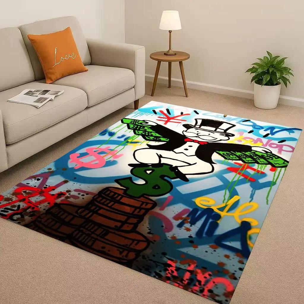 Rich Game Monopoly Money Dollar Cartoon Living Room Non-Slip Area Rug Soft Carpet For Bedroom Sofa ,Easy Clean Home Doormat 40x60cm( 15x23in )
Rich Game Monopoly Money Dollar Cartoon Living Room Non-Slip Area Rug Soft Carpet For Bedroom Sofa ,Easy Clean Home Doormat 40x60cm( 15x23in )