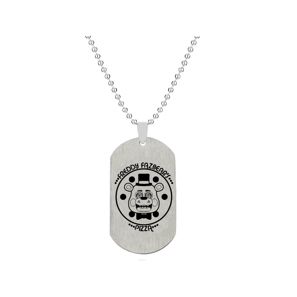 Anime Game Figures Freddy Stainless Steel Necklace Foxy Bonnie Animal Doll Figure Dog Tag Pendant Necklace
Anime Game Figures Freddy Stainless Steel Necklace Foxy Bonnie Animal Doll Figure Dog Tag Pendant Necklace
