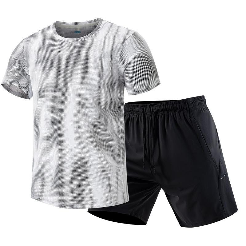 L-8XL Ice Silk Short Sleeve Set for Men s Summer Thin Elastic Shorts, Two Piece Casual Sportswear Set L
L-8XL Ice Silk Short Sleeve Set for Men s Summer Thin Elastic Shorts, Two Piece Casual Sportswear Set L