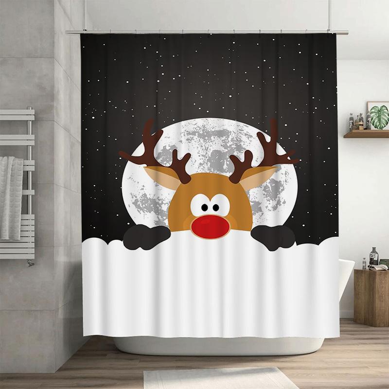 Tuniu Charming Reindeer Forest Shower Curtain Cute Animal Woodland Bathroom Decor Set Waterproof Fabric Backdrop W60H190(CM)-1 Pcs
Tuniu Charming Reindeer Forest Shower Curtain Cute Animal Woodland Bathroom Decor Set Waterproof Fabric Backdrop W60H190(CM)-1 Pcs