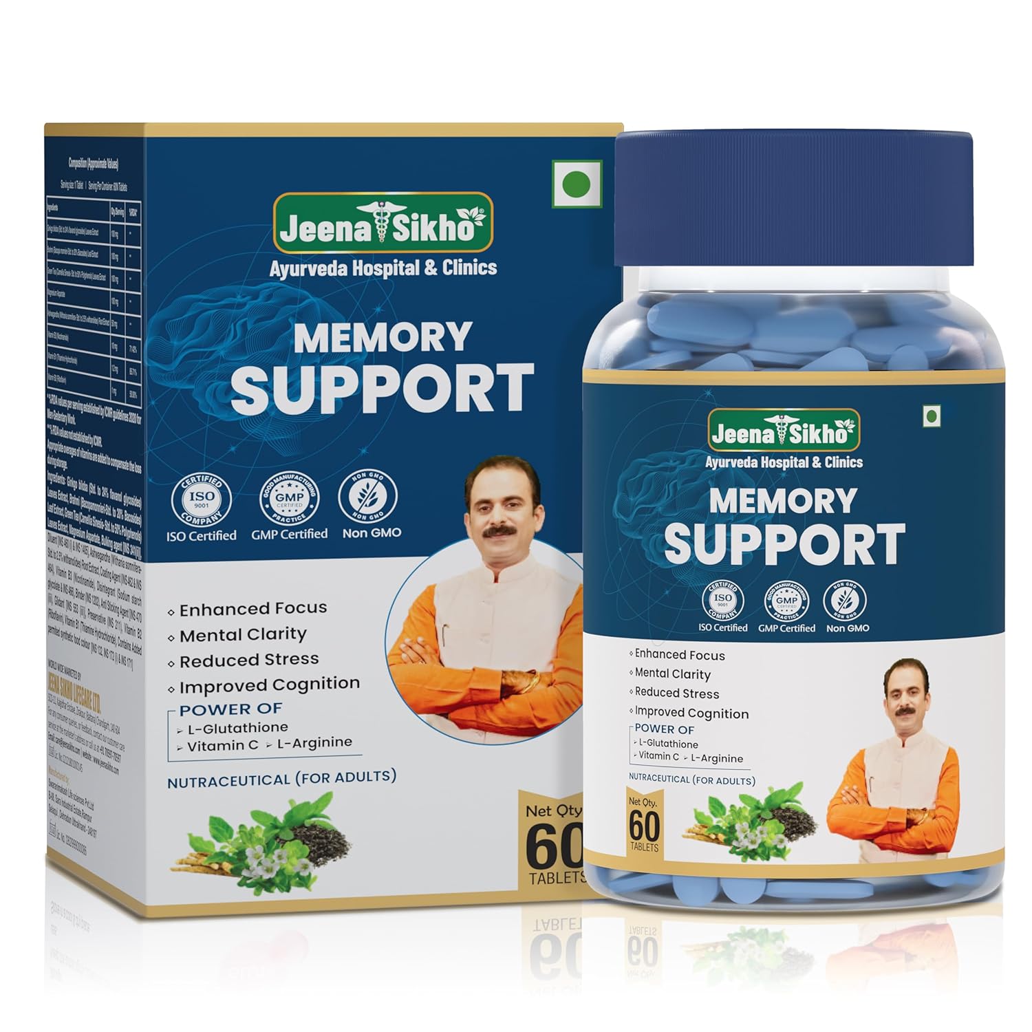 Jeena Sikho Memory Support Tablets Brain Focus Formula With Brahmi Ginkgo Green Tea B Vitamins 60 Tablets Daily
Jeena Sikho Memory Support Tablets Brain Focus Formula With Brahmi Ginkgo Green Tea B Vitamins 60 Tablets Daily