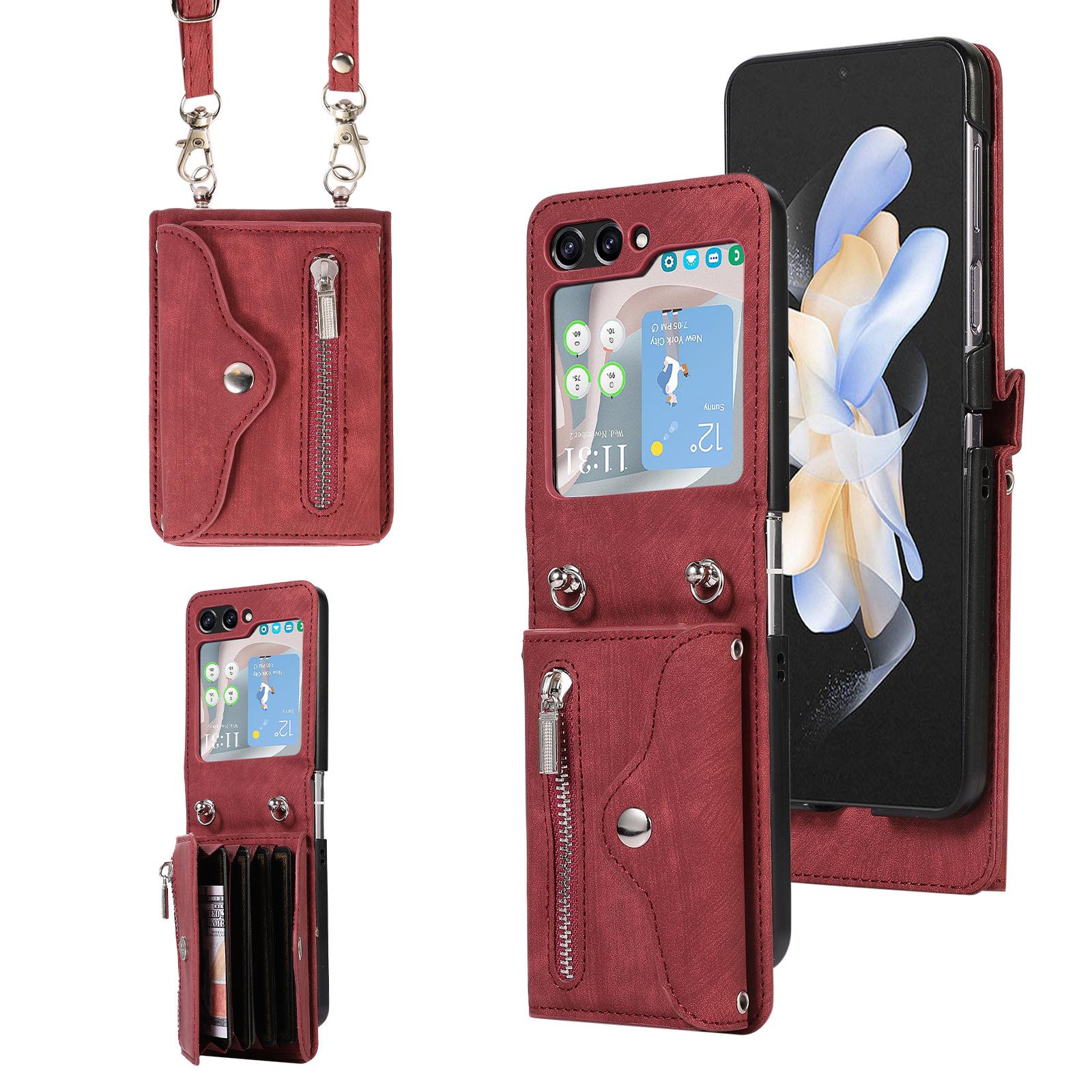 Crossbody Phone Case for Samsung Galaxy Z Flip 7 Fe Flip6 5 4 3 Lanyard&shoulder Strap Zipper Plain Leather Card Holder Wallet Galaxy Z Flip3 5G червоний
Crossbody Phone Case for Samsung Galaxy Z Flip 7 Fe Flip6 5 4 3 Lanyard&shoulder Strap Zipper Plain Leather Card Holder Wallet Galaxy Z Flip3 5G червоний
