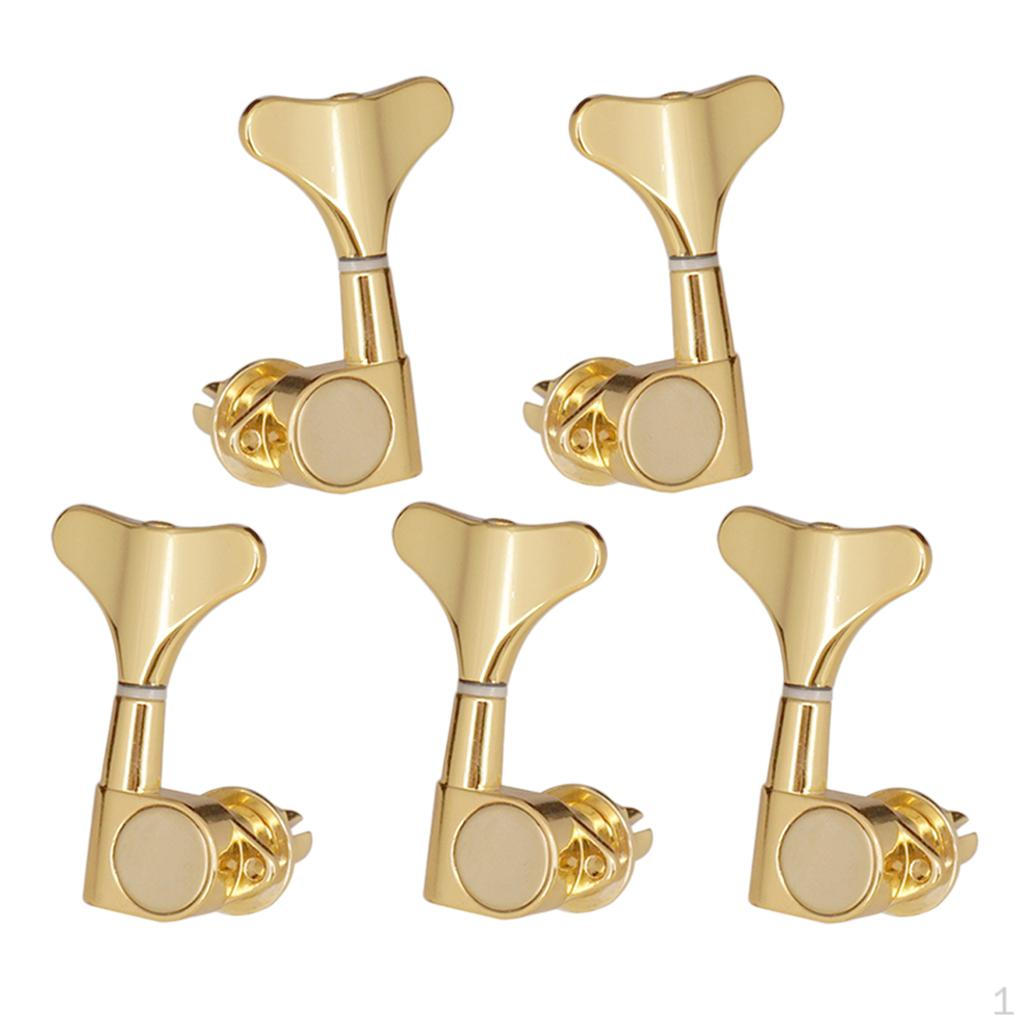 5 Pieces Zinc Alloy Electric Bass Replacement Closed Tuning Pegs
5 Pieces Zinc Alloy Electric Bass Replacement Closed Tuning Pegs