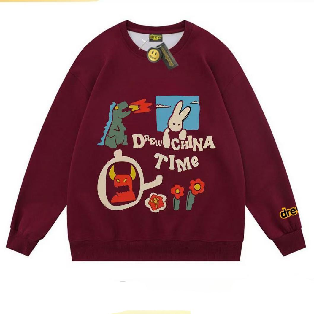 Дрю Ретро Граффити Мультфильм Принт Унисекс Толстовка XL красный
Дрю Ретро Граффити Мультфильм Принт Унисекс Толстовка XL красный