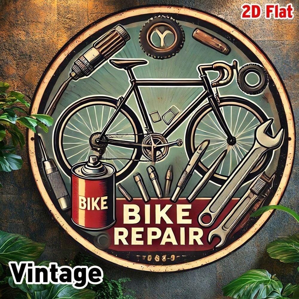 Vintage Bicycle Repair Tools Metal Poster Wall Decor for Cafe
Vintage Bicycle Repair Tools Metal Poster Wall Decor for Cafe