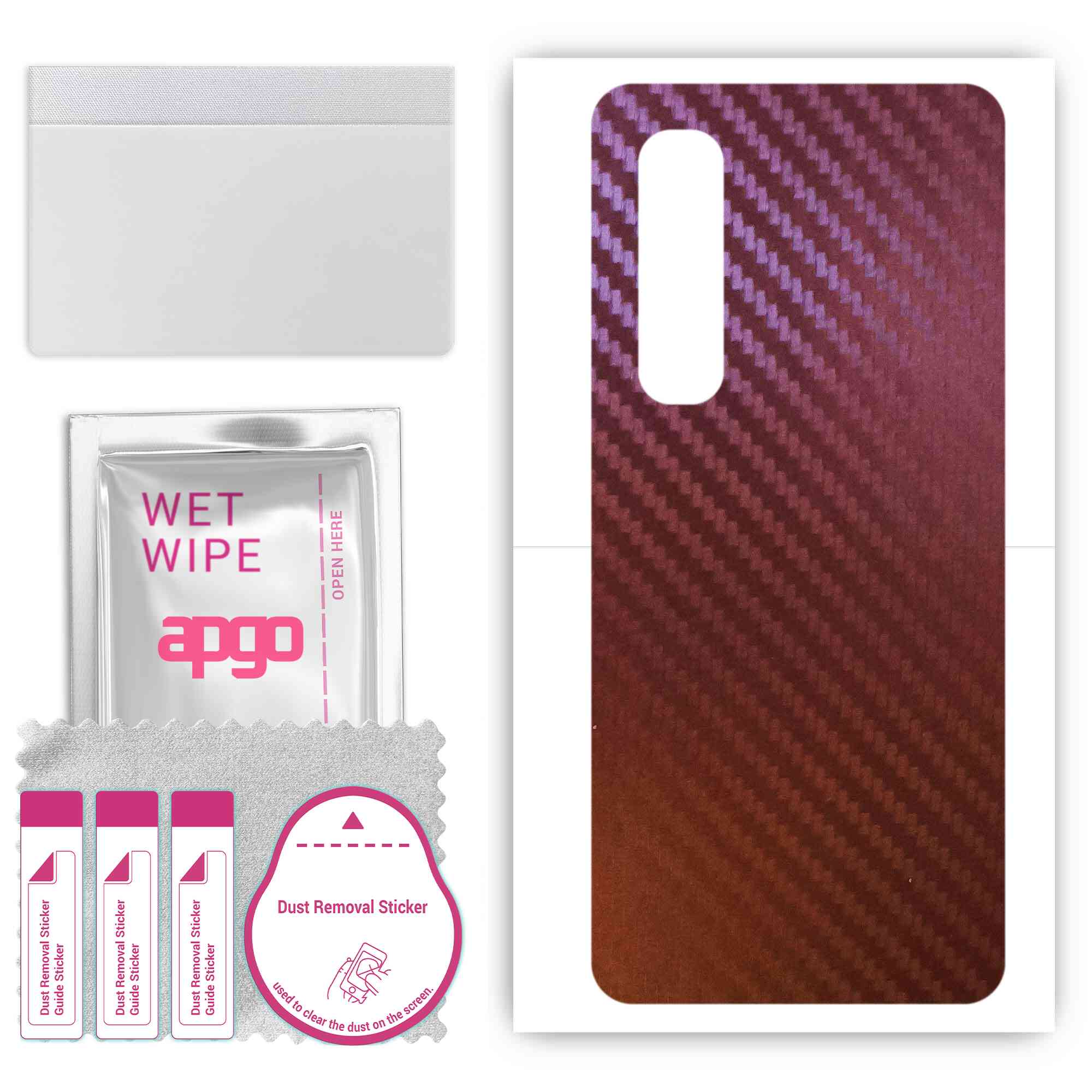 apgo skin sticker film foil vinyl for the BACK compatible with Oppo Find X2, scratch-resistant, easy to install - Carbon Chameleon CAKA5
apgo skin sticker film foil vinyl for the BACK compatible with Oppo Find X2, scratch-resistant, easy to install - Carbon Chameleon CAKA5