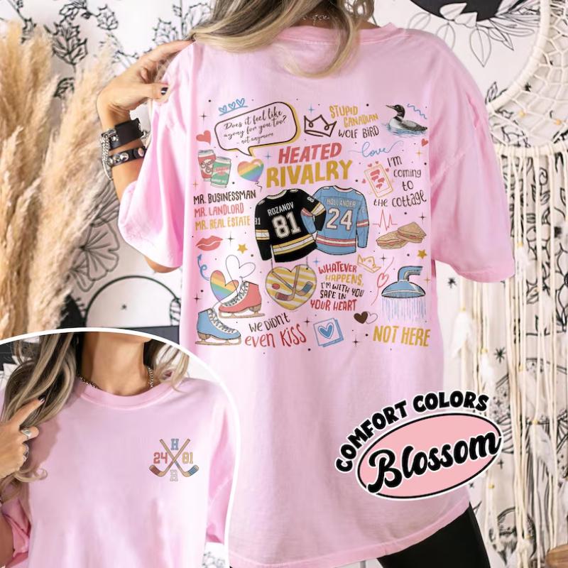 Heated Rivalry RoUnisexce Comfort Color Shirt Hollanov Couple Hockey Rivals RoUnisexce Book TShirt Movie Book Fans Graphic Tee Gift S
Heated Rivalry RoUnisexce Comfort Color Shirt Hollanov Couple Hockey Rivals RoUnisexce Book TShirt Movie Book Fans Graphic Tee Gift S