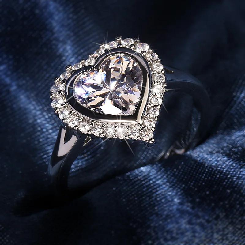 Fashion Big Heart BlingBling Zircon Stone S925 Silver Color Rings for Women Wedding Engagement Fashion Jewelry Gift 10 белый
Fashion Big Heart BlingBling Zircon Stone S925 Silver Color Rings for Women Wedding Engagement Fashion Jewelry Gift 10 белый