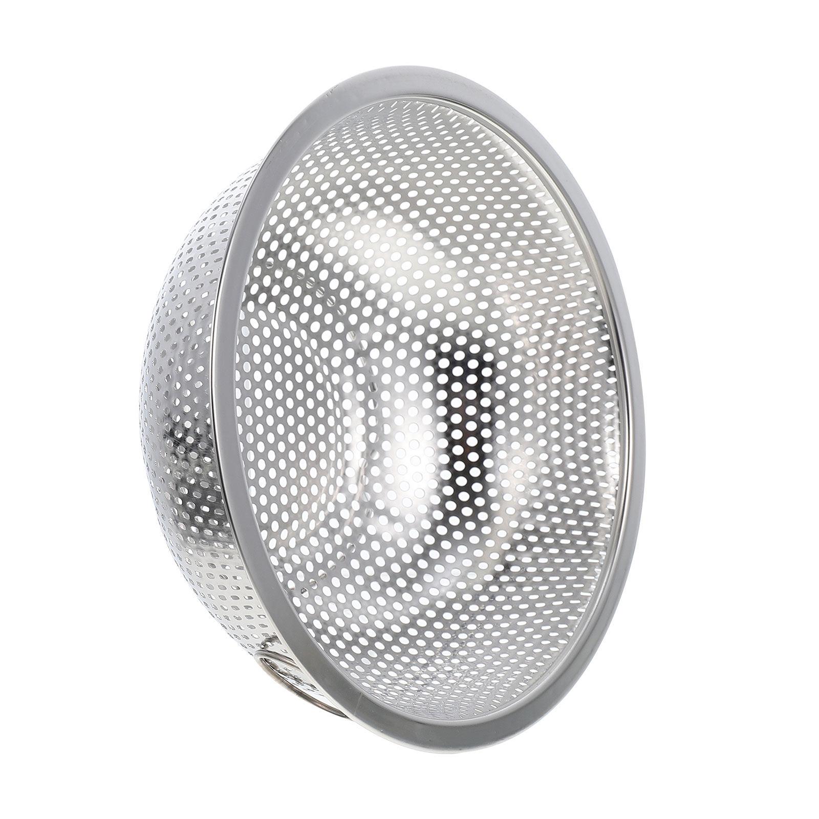 Stainless Steel Draining Basket Food Grade Safe No Smell Deformation Resistant Fruit Vegetable Rice Washing Basket Kitchen Drain 16.5X16.5X6.5CM
Stainless Steel Draining Basket Food Grade Safe No Smell Deformation Resistant Fruit Vegetable Rice Washing Basket Kitchen Drain 16.5X16.5X6.5CM