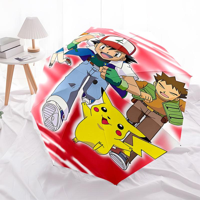1pc Pokémon Pikachu & Friends Automatic Opening Folding Umbrella - 3-Panel Design, Iron Frame, Outdoor Use, Gift for Fans, Travelers, Daily Use.X056
1pc Pokémon Pikachu & Friends Automatic Opening Folding Umbrella - 3-Panel Design, Iron Frame, Outdoor Use, Gift for Fans, Travelers, Daily Use.X056
