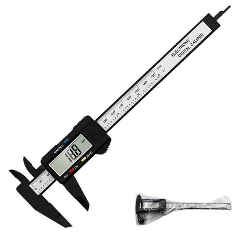 Электронный цифровой штангенциркуль с циферблатом из углеродного волокна, штангенциркуль с нониусом, микрометр, измерительный инструмент, высокоточная цифровая линейка 0-150 мм NO4
Электронный цифровой штангенциркуль с циферблатом из углеродного волокна, штангенциркуль с нониусом, микрометр, измерительный инструмент, высокоточная цифровая линейка 0-150 мм NO4