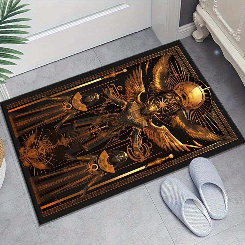 Luxury Egyptian Golden Pattern Carpet Suitable for Spaces - Heavyweight Jumbo Size Bedside, Living Room & Bedroom - Egyptian Golden Print No 60cm x 90cm
Luxury Egyptian Golden Pattern Carpet Suitable for Spaces - Heavyweight Jumbo Size Bedside, Living Room & Bedroom - Egyptian Golden Print No 60cm x 90cm