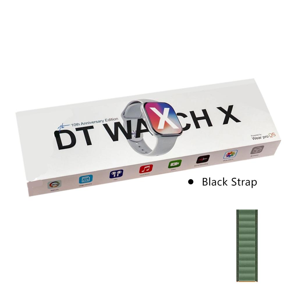 DT Watch X Смарт-годинник 4 ГБ ПЗП GPS NFC AMOLED Дисплей Bluetooth Дзвінки Музичний плеєр Сумісний з Android та iOS Нова Серія 10
DT Watch X Смарт-годинник 4 ГБ ПЗП GPS NFC AMOLED Дисплей Bluetooth Дзвінки Музичний плеєр Сумісний з Android та iOS Нова Серія 10