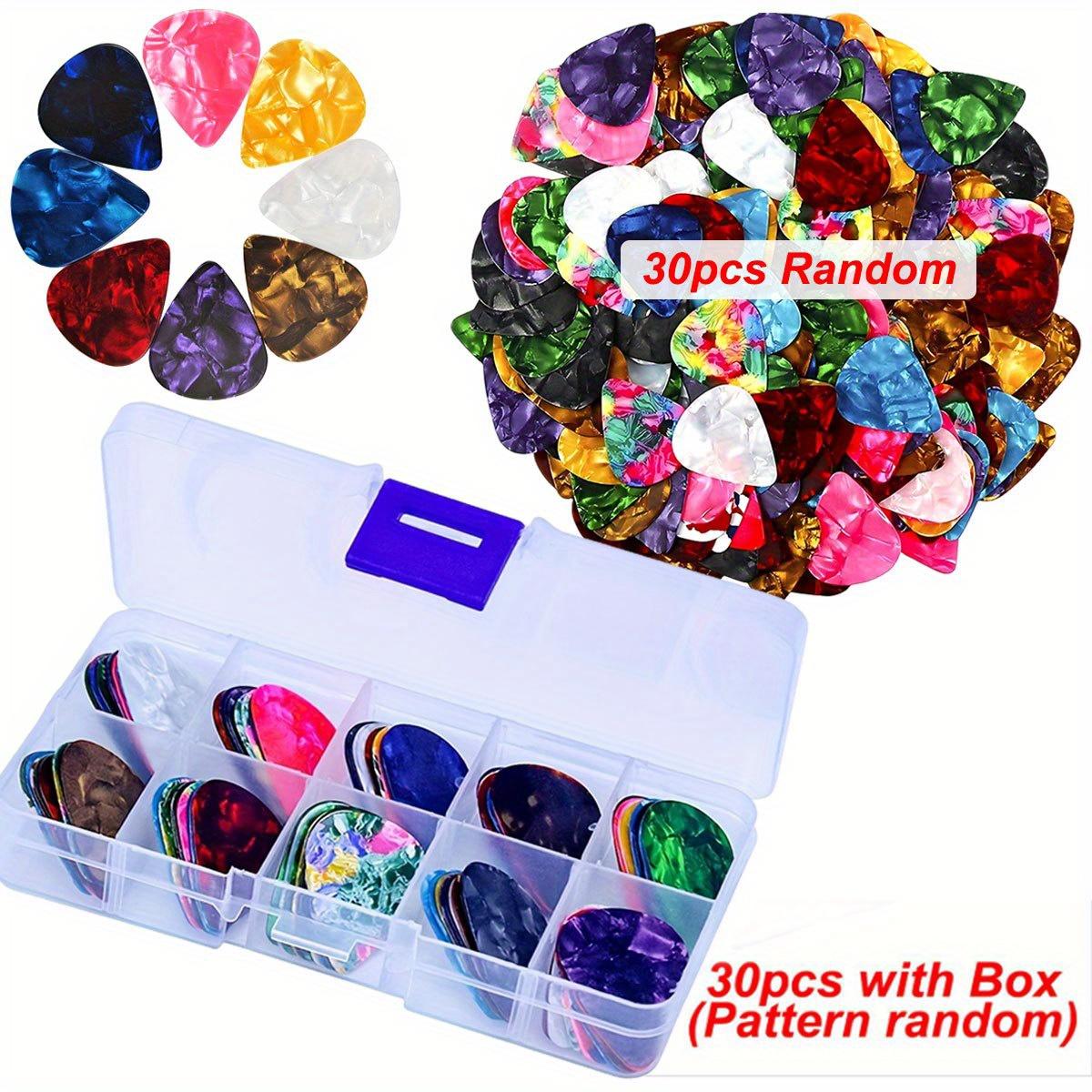 30pcs Boxed 0.46mm ABS Guitar Picks - Pattern Random Ship Cartoon Pick Set for Guitar, Ukulele & Bass ZSY
30pcs Boxed 0.46mm ABS Guitar Picks - Pattern Random Ship Cartoon Pick Set for Guitar, Ukulele & Bass ZSY