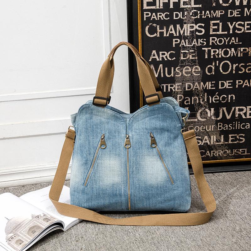 Annmouler Women Large Capacity Tote Bag Quality Denim Handbag Luxury Ladies Shoulder Bag Light Blue bolso mujer 2022 Purse світло-синій колір
Annmouler Women Large Capacity Tote Bag Quality Denim Handbag Luxury Ladies Shoulder Bag Light Blue bolso mujer 2022 Purse світло-синій колір
